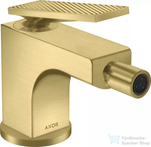 Hansgrohe AXOR Citterio bidé csaptelep automata leeresztővel,szálcsiszolt sárgaréz hatású 39201950