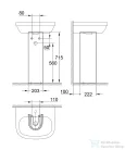 Grohe EURO CERAMIC mosdóláb rögzítőkészlettel,fehér 39202000