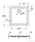 Grohe akril zuhanytálca 80x80 cm 39302000