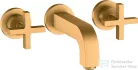 Hansgrohe AXOR Citterio falsík alatti mosdó csaptelep 16,2 cm-es kifolyóval,szálcsiszolt arany hatású 39313250