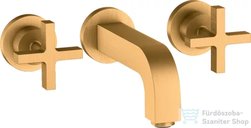 Hansgrohe AXOR Citterio falsík alatti mosdó csaptelep 16,2 cm-es kifolyóval,szálcsiszolt arany hatású 39313250