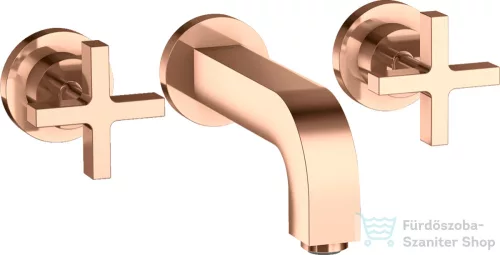 Hansgrohe AXOR Citterio falsík alatti mosdó csaptelep 16,2 cm-es kifolyóval,polírozott vörös arany hatású 39313300