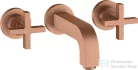 Hansgrohe AXOR Citterio falsík alatti mosdó csaptelep 16,2 cm-es kifolyóval,szálcsiszolt vörös arany hatású 39313310