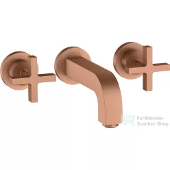   Hansgrohe AXOR Citterio falsík alatti mosdó csaptelep 16,2 cm-es kifolyóval,szálcsiszolt vörös arany hatású 39313310