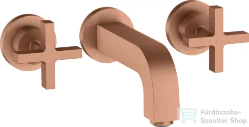 Hansgrohe AXOR Citterio falsík alatti mosdó csaptelep 16,2 cm-es kifolyóval,szálcsiszolt vörös arany hatású 39313310