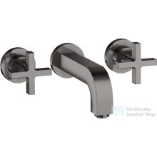   Hansgrohe AXOR Citterio falsík alatti mosdó csaptelep 16,2 cm-es kifolyóval,polírozott fekete króm 39313330