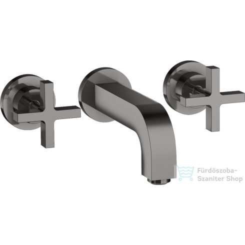 Hansgrohe AXOR Citterio falsík alatti mosdó csaptelep 16,2 cm-es kifolyóval,polírozott fekete króm 39313330