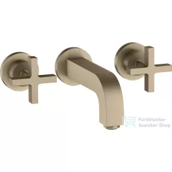   Hansgrohe AXOR Citterio falsík alatti mosdó csaptelep 16,2 cm-es kifolyóval,szálcsiszolt nikkel 39313820