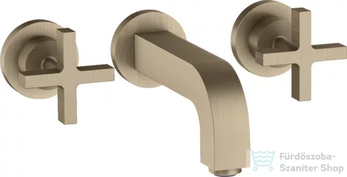 Hansgrohe AXOR Citterio falsík alatti mosdó csaptelep 16,2 cm-es kifolyóval,szálcsiszolt nikkel 39313820