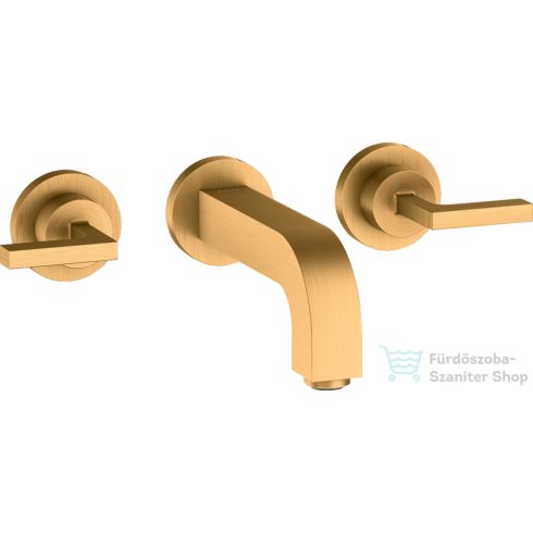 Hansgrohe AXOR Citterio falsík alatti mosdó csaptelep 16,2 cm-es kifolyóval,szálcsiszolt arany hatású 39315250