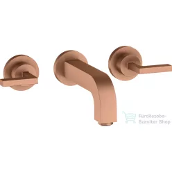   Hansgrohe AXOR Citterio falsík alatti mosdó csaptelep 16,2 cm-es kifolyóval,szálcsiszolt vörös arany hatású 39315310