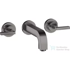   Hansgrohe AXOR Citterio falsík alatti mosdó csaptelep 16,2 cm-es kifolyóval,polírozott fekete króm 39315330