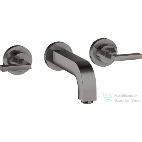 Hansgrohe AXOR Citterio falsík alatti mosdó csaptelep 16,2 cm-es kifolyóval,polírozott fekete króm 39315330