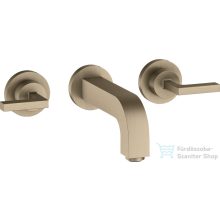   Hansgrohe AXOR Citterio falsík alatti mosdó csaptelep 16,2 cm-es kifolyóval,szálcsiszolt nikkel 39315820