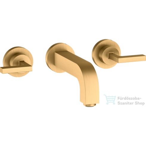 Hansgrohe AXOR Citterio falsík alatti mosdó csaptelep 16,2 cm-es kifolyóval,szálcsiszolt sárgaréz hatású 39315950