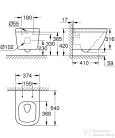 Grohe Euro ceramic függesztett wc 39328000