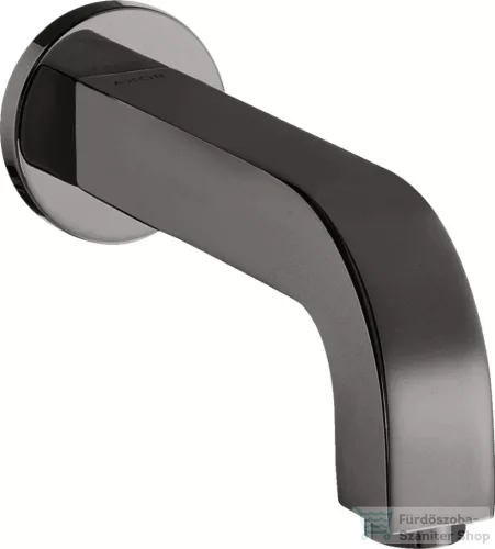 Hansgrohe AXOR CITTERIO 16,5 cm-es kádkifolyó,polírozott fekete króm 39410330