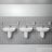 Grohe BAU CERAMIC 61x44,2 cm-es mosdó,fehér 39421000