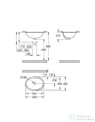 Grohe BAU CERAMIC 56x42 cm-es alulról beépíthető mosdó csaplyuk nélkül,fehér 39423000