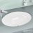 Grohe BAU CERAMIC 56x42 cm-es alulról beépíthető mosdó csaplyuk nélkül,fehér 39423000