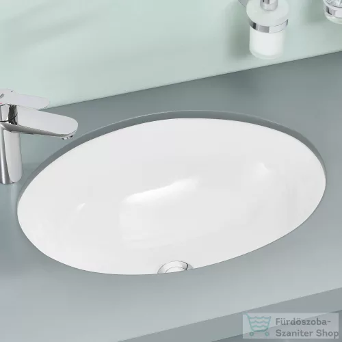 Grohe BAU CERAMIC 56x42 cm-es alulról beépíthető mosdó csaplyuk nélkül,fehér 39423000