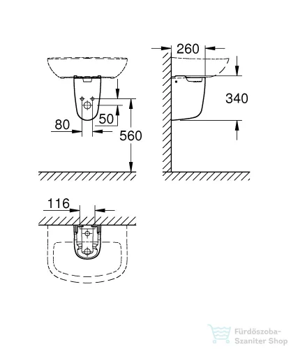 Grohe BAU CERAMIC szifontakaró,fehér 39426000