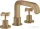 Hansgrohe AXOR CITTERIO 3 üléses kádtöltő csaptelep zuhanyszett csatlakozás nélkül,szálcsiszolt bronz 39436140