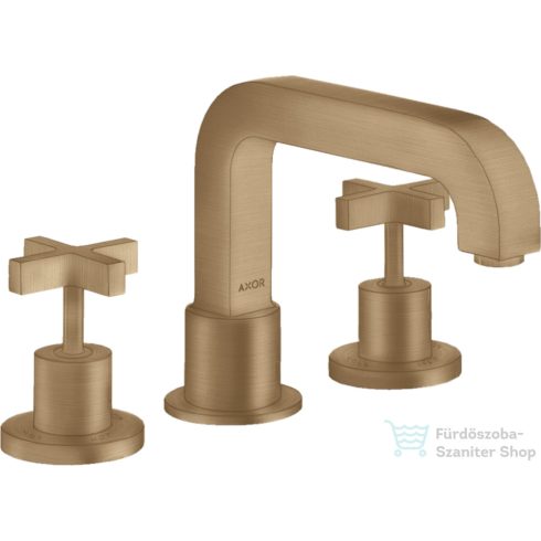 Hansgrohe AXOR CITTERIO 3 üléses kádtöltő csaptelep zuhanyszett csatlakozás nélkül,szálcsiszolt bronz 39436140