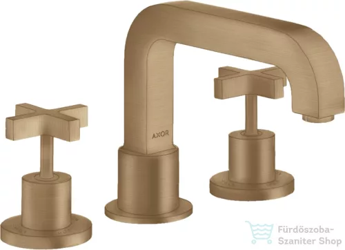 Hansgrohe AXOR CITTERIO 3 üléses kádtöltő csaptelep zuhanyszett csatlakozás nélkül,szálcsiszolt bronz 39436140