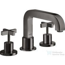   Hansgrohe AXOR CITTERIO 3 üléses kádtöltő csaptelep zuhanyszett csatlakozás nélkül,polírozott fekete króm 39436330