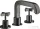 Hansgrohe AXOR CITTERIO 3 üléses kádtöltő csaptelep zuhanyszett csatlakozás nélkül,polírozott fekete króm 39436330