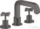 Hansgrohe AXOR CITTERIO 3 üléses kádtöltő csaptelep zuhanyszett csatlakozás nélkül,szálcsiszolt fekete króm 39436340