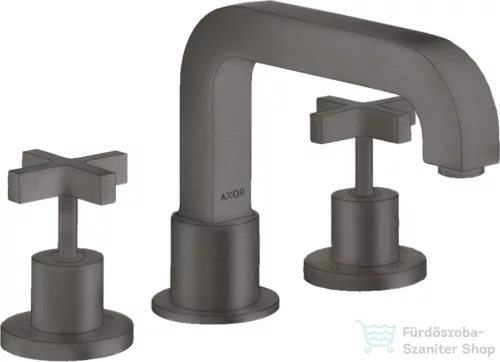Hansgrohe AXOR CITTERIO 3 üléses kádtöltő csaptelep zuhanyszett csatlakozás nélkül,szálcsiszolt fekete króm 39436340