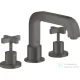 Hansgrohe AXOR CITTERIO 3 üléses kádtöltő csaptelep zuhanyszett csatlakozás nélkül,szálcsiszolt fekete króm 39436340