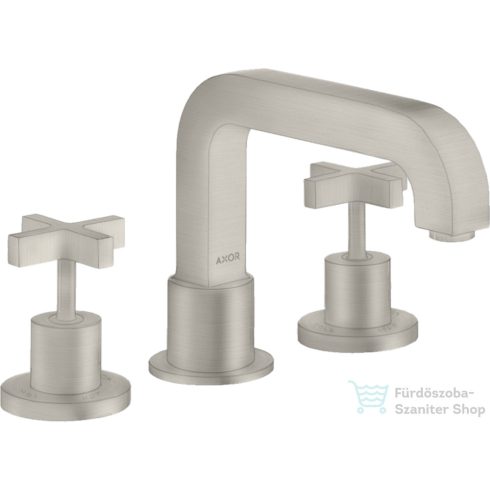 Hansgrohe AXOR CITTERIO 3 üléses kádtöltő csaptelep zuhanyszett csatlakozás nélkül,rozsdamentes acél hatású 39436800