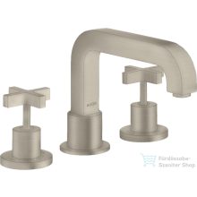   Hansgrohe AXOR CITTERIO 3 üléses kádtöltő csaptelep zuhanyszett csatlakozás nélkül,szálcsiszolt nikkel 39436820