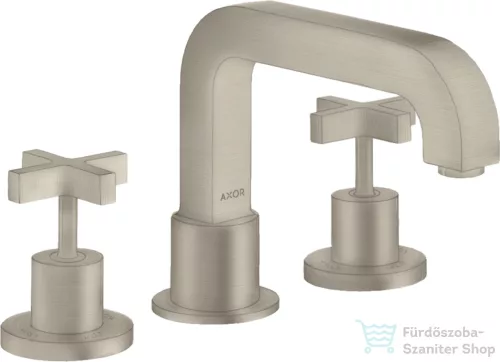 Hansgrohe AXOR CITTERIO 3 üléses kádtöltő csaptelep zuhanyszett csatlakozás nélkül,szálcsiszolt nikkel 39436820