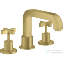   Hansgrohe AXOR CITTERIO 3 üléses kádtöltő csaptelep zuhanyszett csatlakozás nélkül,szálcsiszolt sárgaréz hatású 39436950