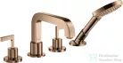 Hansgrohe AXÍOR CITTERIO 4 üléses kádtöltő csaptelep zuhanyszettel,polírozott vörös arany hatású 39446300