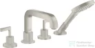 Hansgrohe AXÍOR CITTERIO 4 üléses kádtöltő csaptelep zuhanyszettel,rozsdamentes acél hatású 39446800