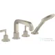 Hansgrohe AXÍOR CITTERIO 4 üléses kádtöltő csaptelep zuhanyszettel,szálcsiszolt nikkel 39446820