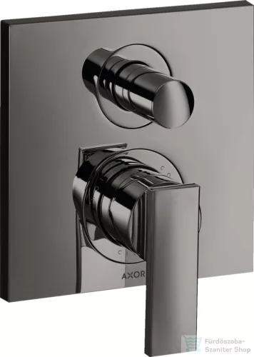 Hansgrohe AXOR Citterio falsík alatti kád/zuhany csaptelep alaptest nélkül,polírozott fekete króm 39455330