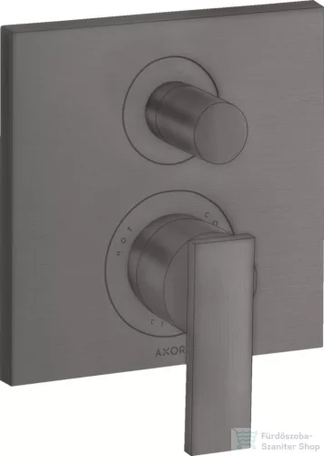 Hansgrohe AXOR Citterio falsík alatti kád/zuhany csaptelep alaptest nélkül,szálcsiszolt fekete króm 39455340