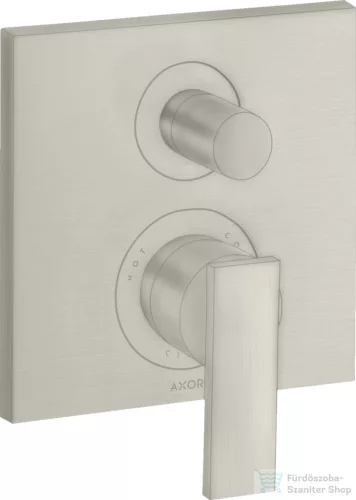 Hansgrohe AXOR Citterio falsík alatti kád/zuhany csaptelep alaptest nélkül,rozsdaments acél hatású 39455800