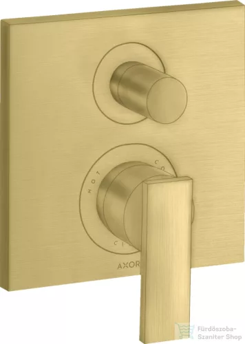 Hansgrohe AXOR Citterio falsík alatti kád/zuhany csaptelep alaptest nélkül,szálcsiszolt sárgaréz hatású 39455950
