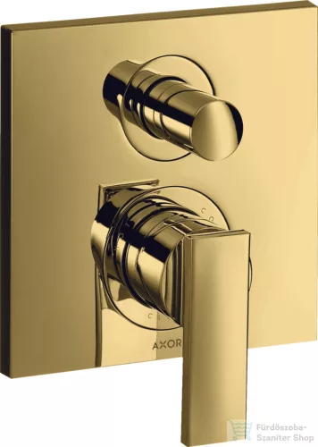 Hansgrohe AXOR Citterio falsík alatti kád/zuhany csaptelep alaptest nélkül,polírozott arany hatású 39455990