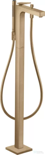 Hansgrohe AXOR CITTERIO szabadon álló kádtöltő csaptelep rombuszmetszéses fogantyúval,szálcsiszolt bronz 39471140