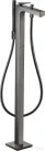 Hansgrohe AXOR CITTERIO szabadon álló kádtöltő csaptelep rombuszmetszéses fogantyúval,polírozott fekete króm 39471330