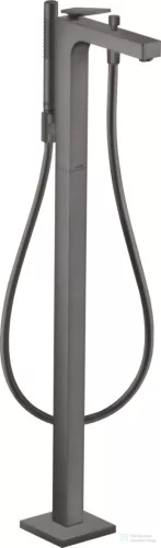 Hansgrohe AXOR CITTERIO szabadon álló kádtöltő csaptelep rombuszmetszéses fogantyúval,szálcsiszolt fekete króm 39471340