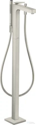 Hansgrohe AXOR CITTERIO szabadon álló kádtöltő csaptelep rombuszmetszéses fogantyúval,rozsdamentes acél hatású 39471950
